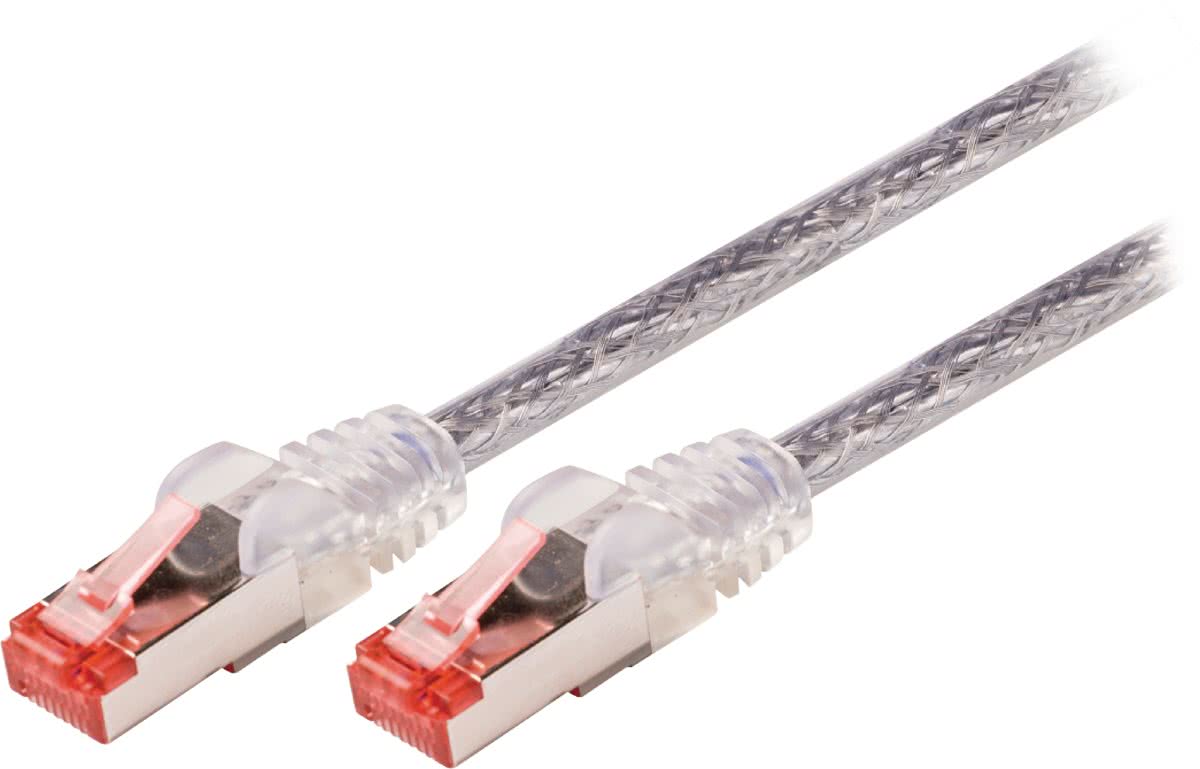 Valueline VLCP85221T200 20m Cat6 S/FTP (S-STP) Transparant netwerkkabel