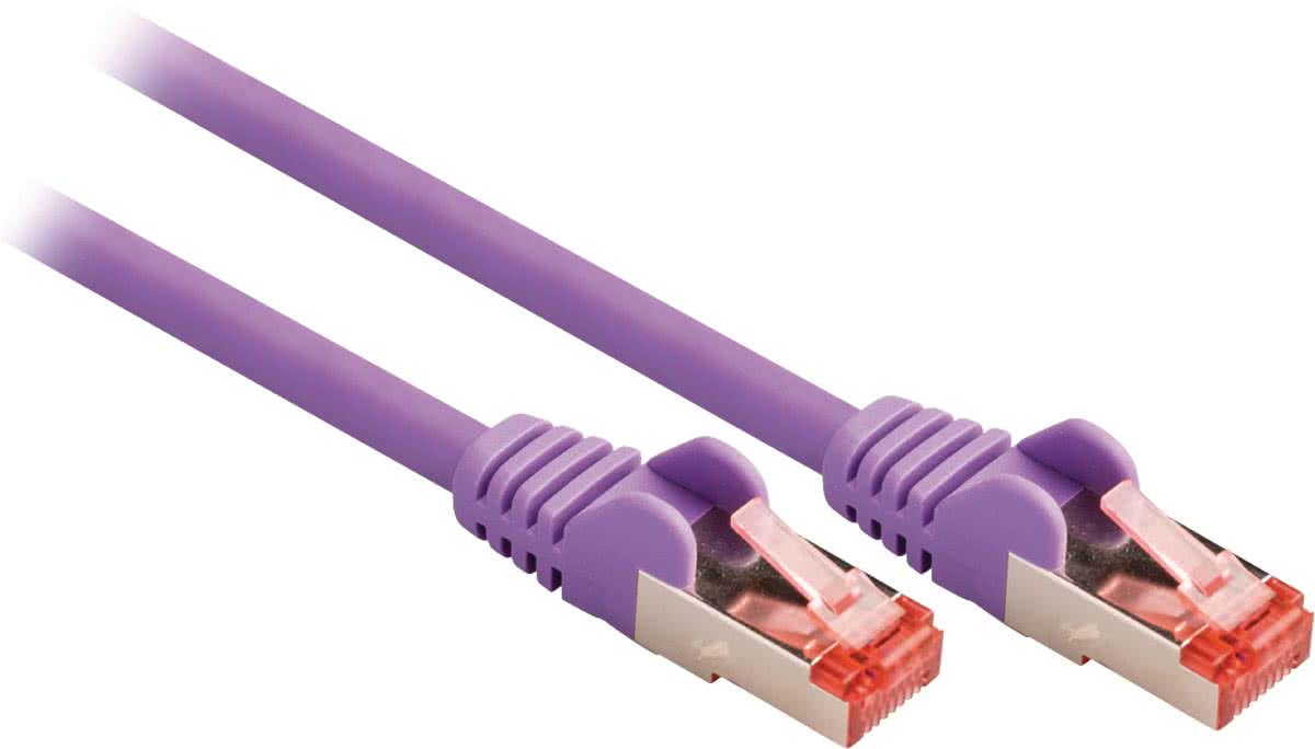 Valueline VLCP85221U300 30m Cat6 S/FTP (S-STP) Paars netwerkkabel