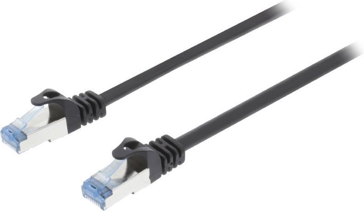 Valueline VLCP85320B100 Cat6a S/ftp Netwerkkabel Rj45 (8/8) Male - Rj45 (8/8) Male 10.0 M Zwart