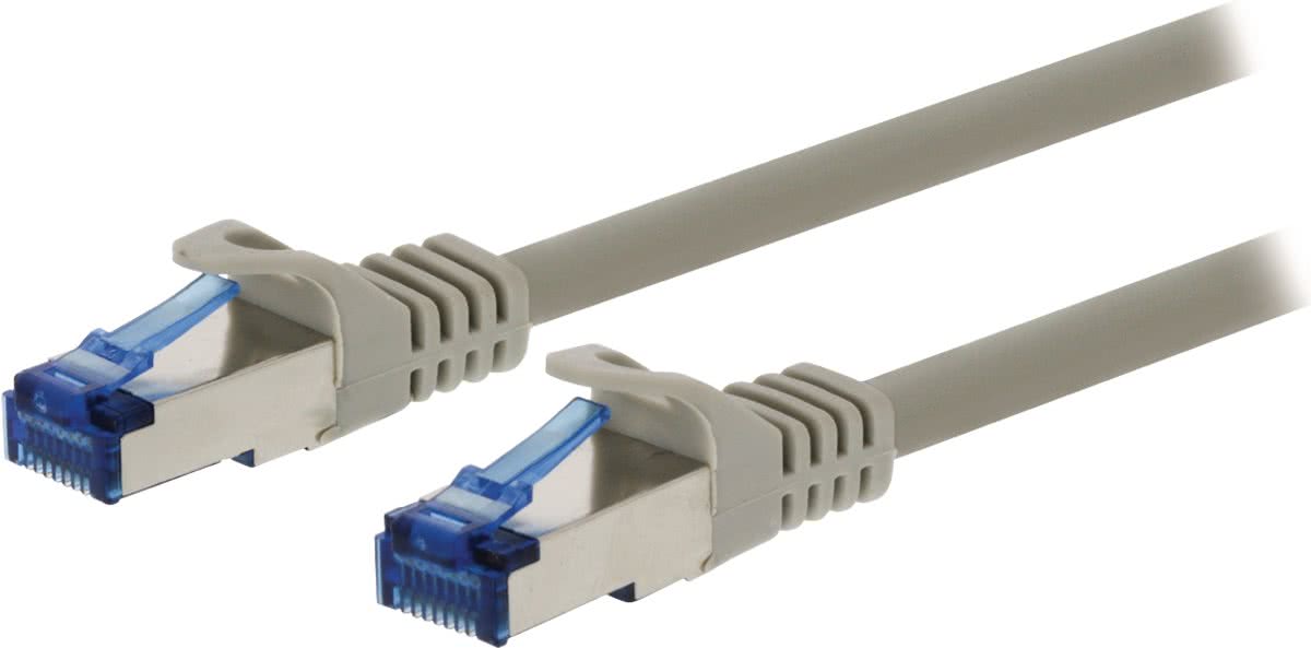 Valueline VLCP85320E150 15m Cat6a S/FTP (S-STP) Grijs netwerkkabel