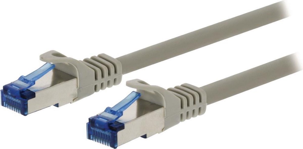 Valueline VLCP85320E150 Cat6a S/ftp Netwerkkabel Rj45 (8/8) Male - Rj45 (8/8) Male 15.0 M Grijs