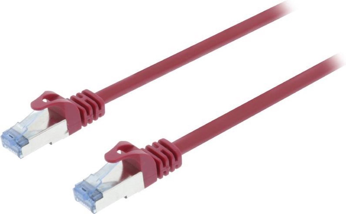 Valueline VLCP85320R05 Cat6a S/ftp Netwerkkabel Rj45 (8/8) Male - Rj45 (8/8) Male 0.50 M Rood