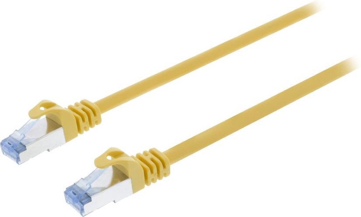 Valueline VLCP85320Y100 Cat6a S/ftp Netwerkkabel Rj45 (8/8) Male - Rj45 (8/8) Male 10.00 M Geel