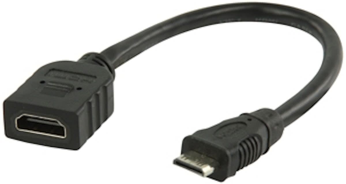 Valueline VLVP34590B02 0.20m HDMI Mini-HDMI Zwart HDMI kabel