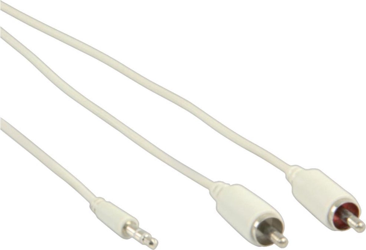 Valueline Vlmp22200w2.00 3.5 mm Naar Rca Audiokabel 2,00 M Wit