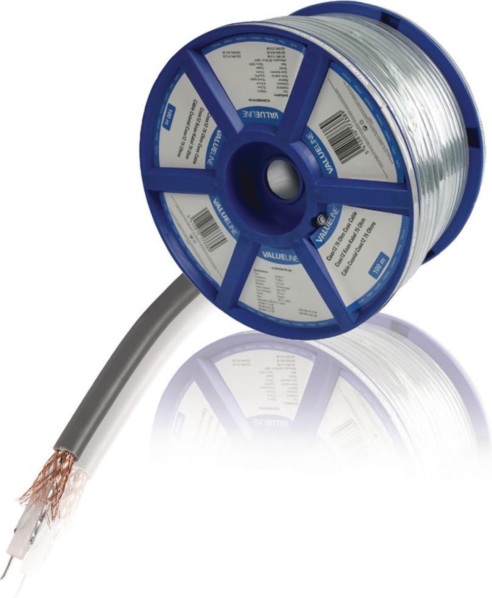 Valueline Vlsr40901r100 Coax12 Kabel Op Rol 100 M