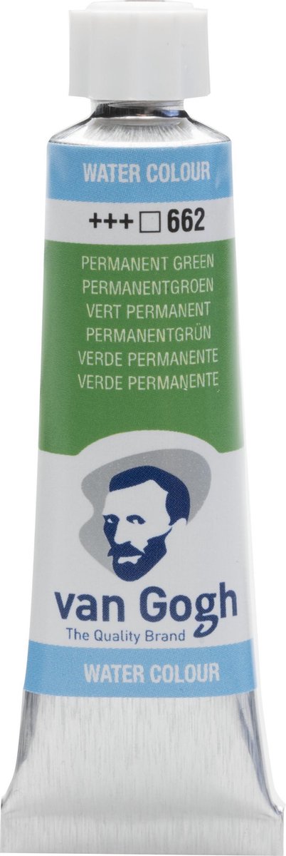 Van Gogh Aquarelverf Tube - 10 ml 662 Permanentgroen