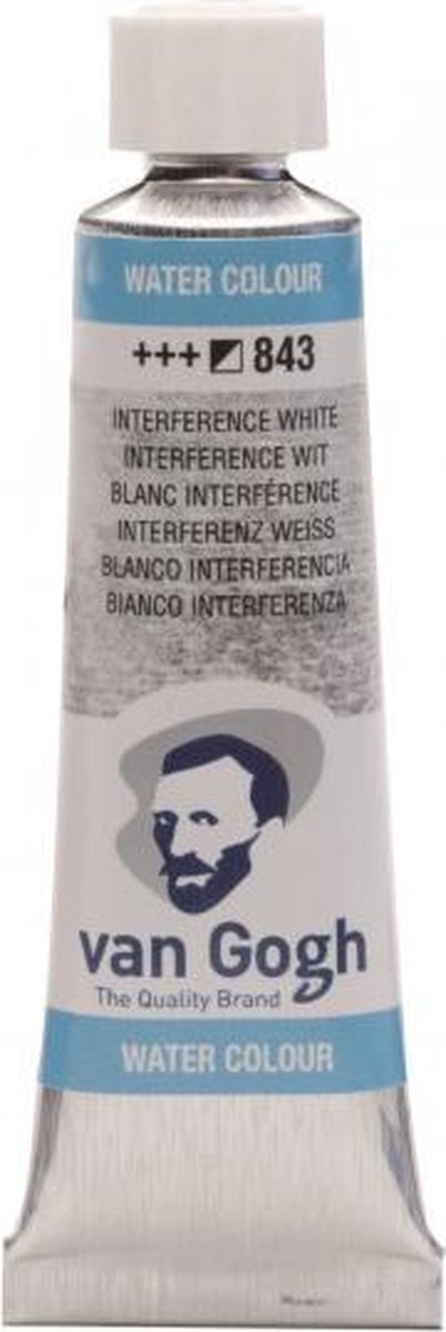 Van Gogh Aquarelverf Tube - 10 ml 843 Interference Wit