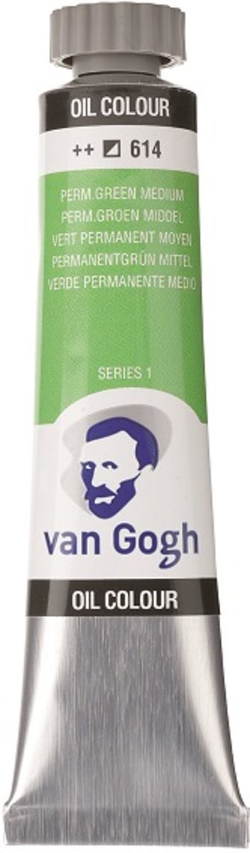 Van Gogh Olieverf Permanent Green Medium (614) 20ml