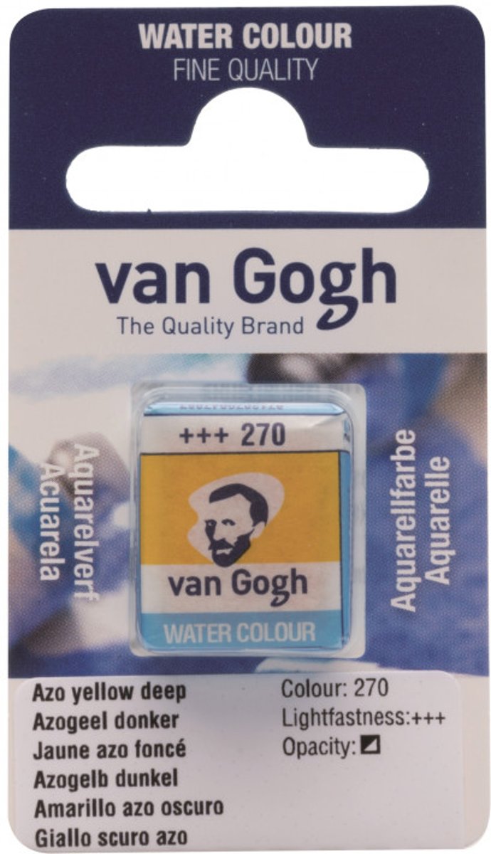 van Gogh water colour napje Azo Yellow Deep (270)