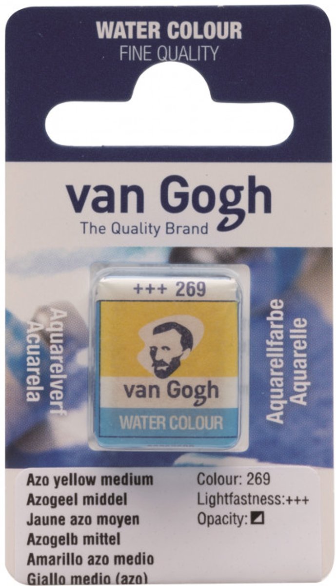 van Gogh water colour napje Azo Yellow Medium (269)