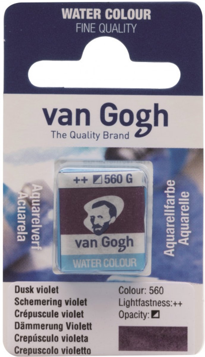 van Gogh water colour napje Dusk Violet (560)