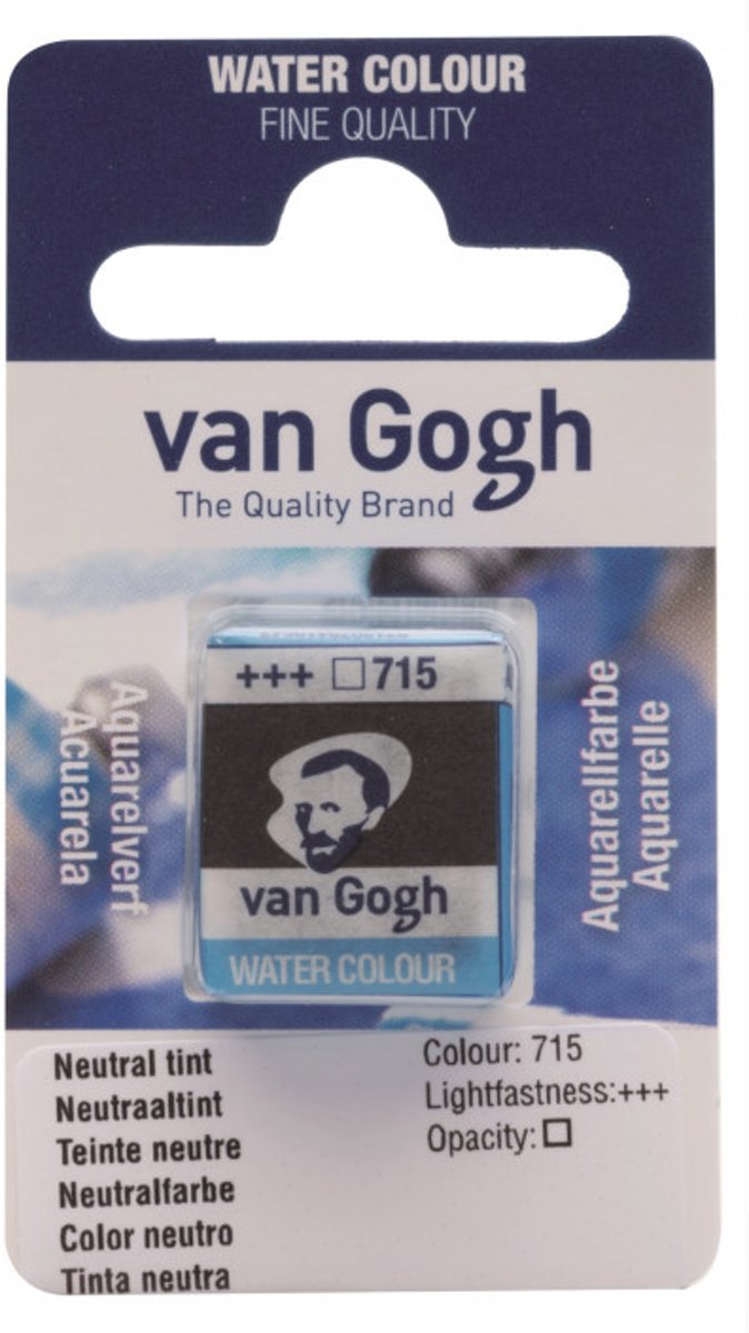 van Gogh water colour napje Neutral Tint (715)