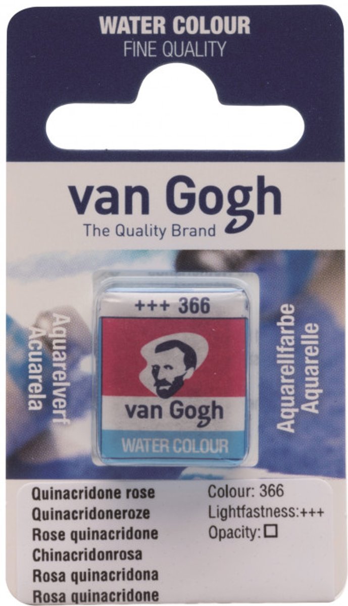 van Gogh water colour napje Quinacridone Rose (366)