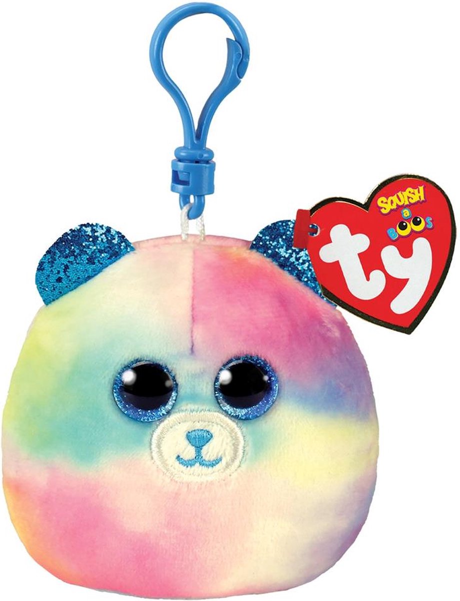 TY SQUISH A BOO CLIPS HOPE BEAR 8CM