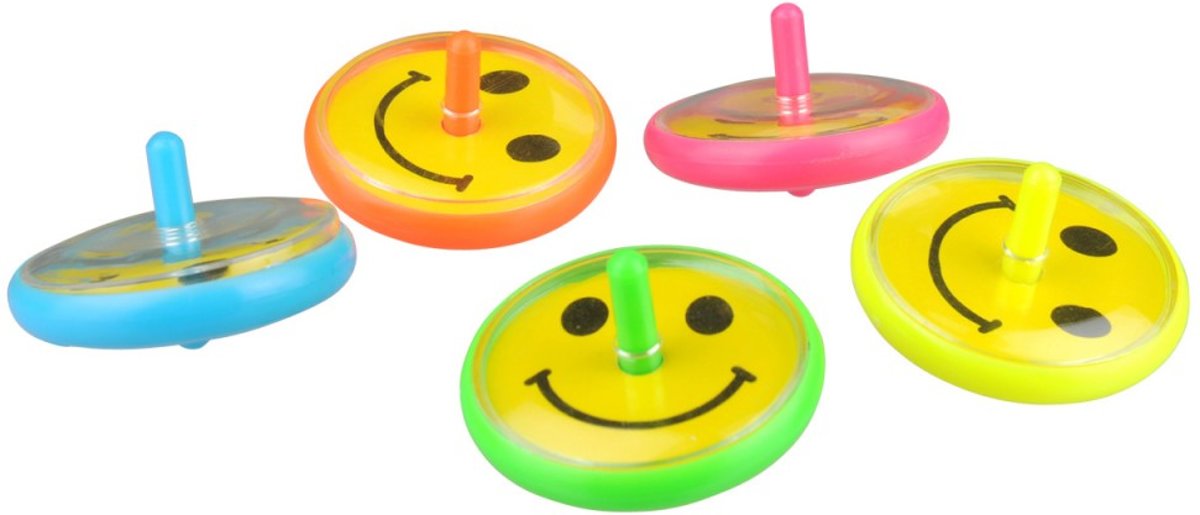 Tractatie idee Tol smiley 6 stuks