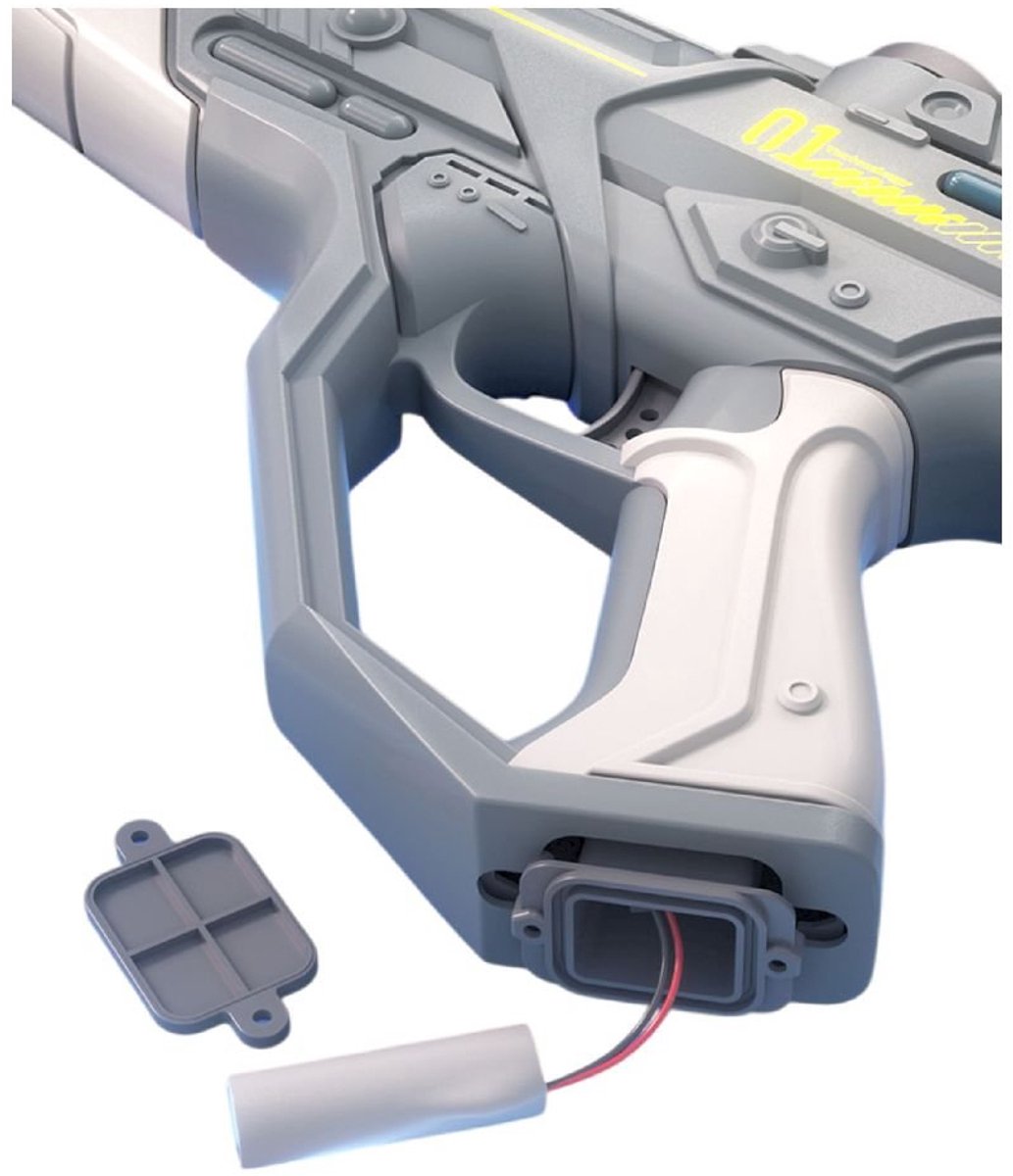 van der Meulen waterpistool elektrisch oplaadbaar multicolor speelgoed.