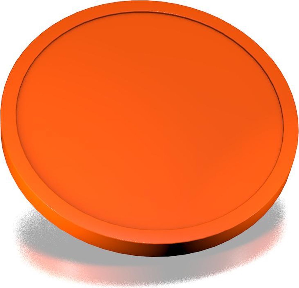 Blanco Consumptiemunten 29mm / Betaalmunten (per 250 stuks) - ORANJE