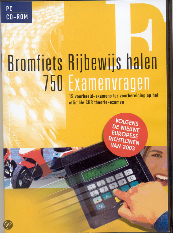 Rijbewijs Halen - Bromfiets (500 examenvragen)