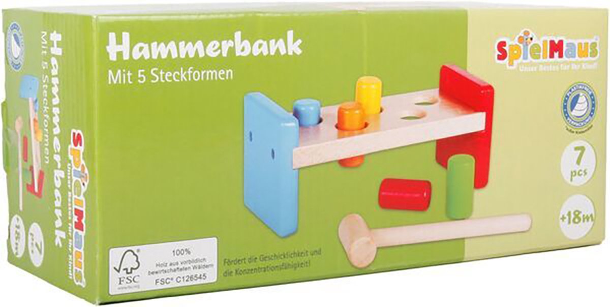SpielMaus Hamerbank, 7-delig - 41606100