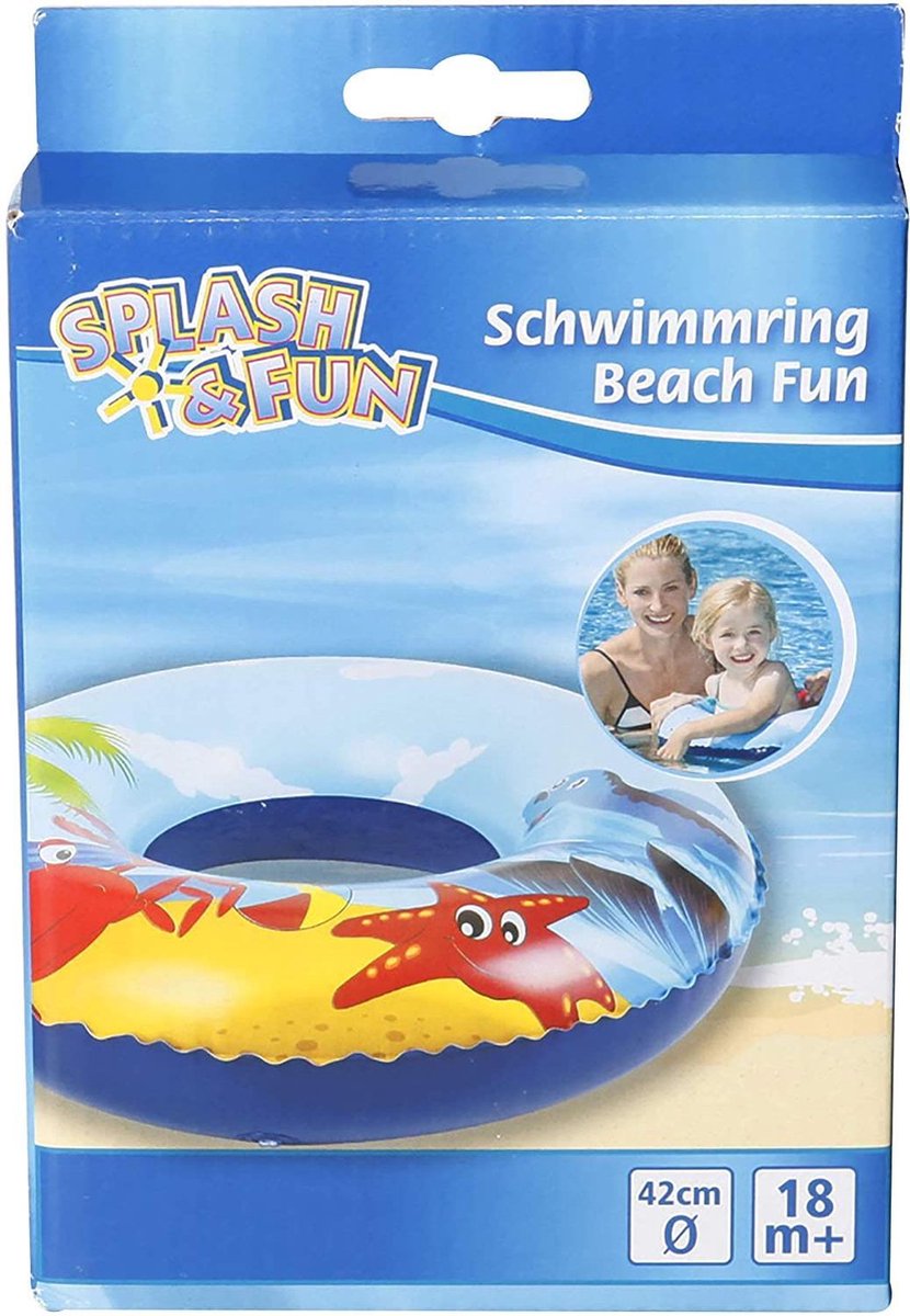 VEDES Ware Splash & Fun Zwemring Beach Fun, 42 cm