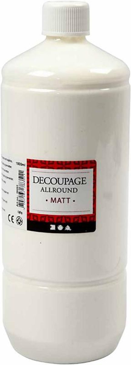 Decoupage lijmlak, Mat, 1000 ml