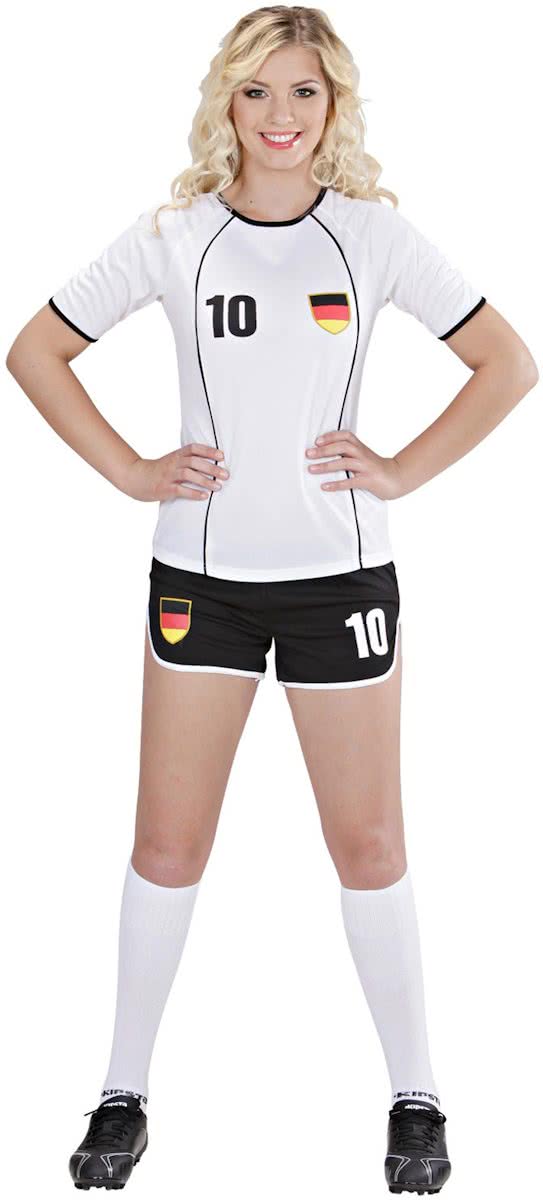 Duitse voetbal supporter outfit voor vrouwen  - Verkleedkleding - Large