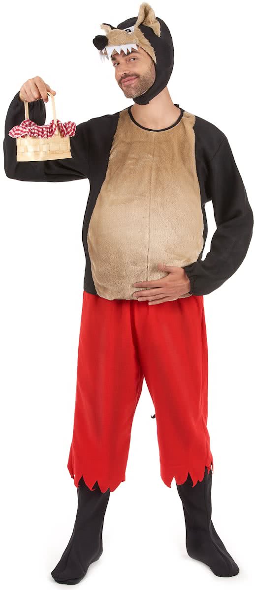 Grote boze wolf kostuum voor volwassenen - Verkleedkleding - Large