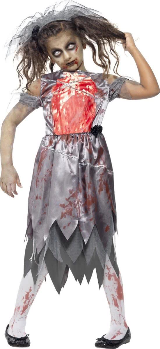 Halloween outfit Zombie bruid voor meisjes - Kinderkostuums - 152/164