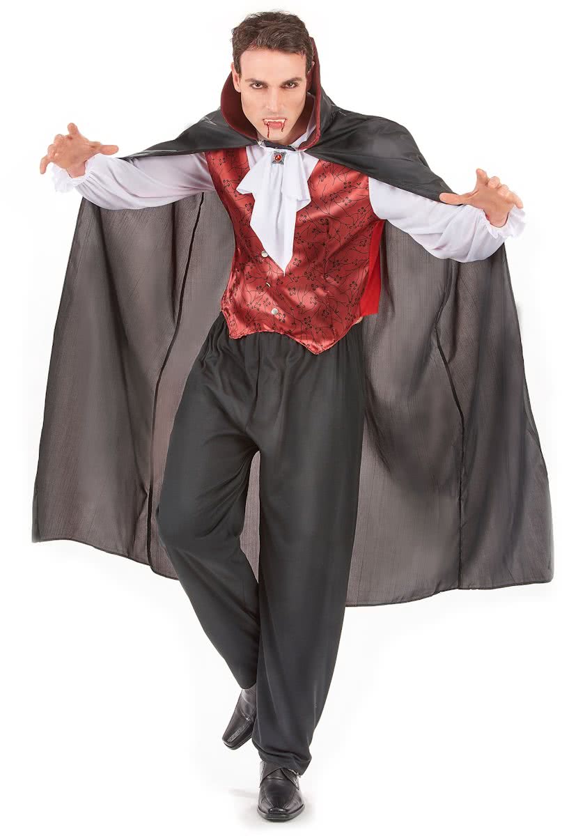 Halloween vampierenkostuum voor mannen - Verkleedkleding - Medium