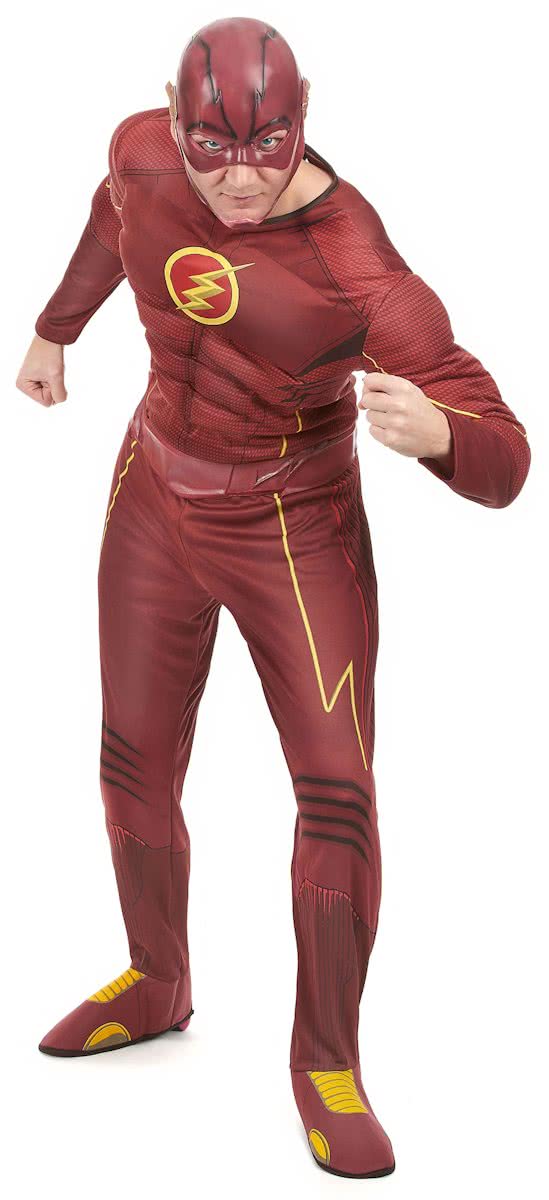 Luxe The Flash� kostuum voor heren  - Verkleedkleding - M/L