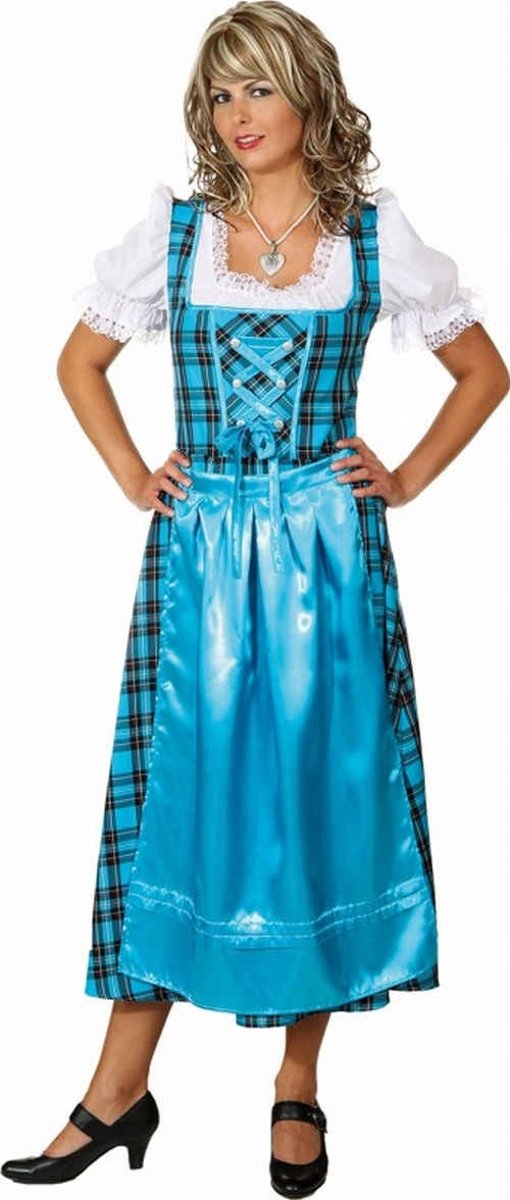 Orlob Dirndl Dames Helena Blauw - L