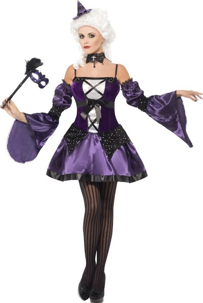 Paarse barok kostuum voor dames Halloween outfit - Verkleedkleding - Medium (40/42)