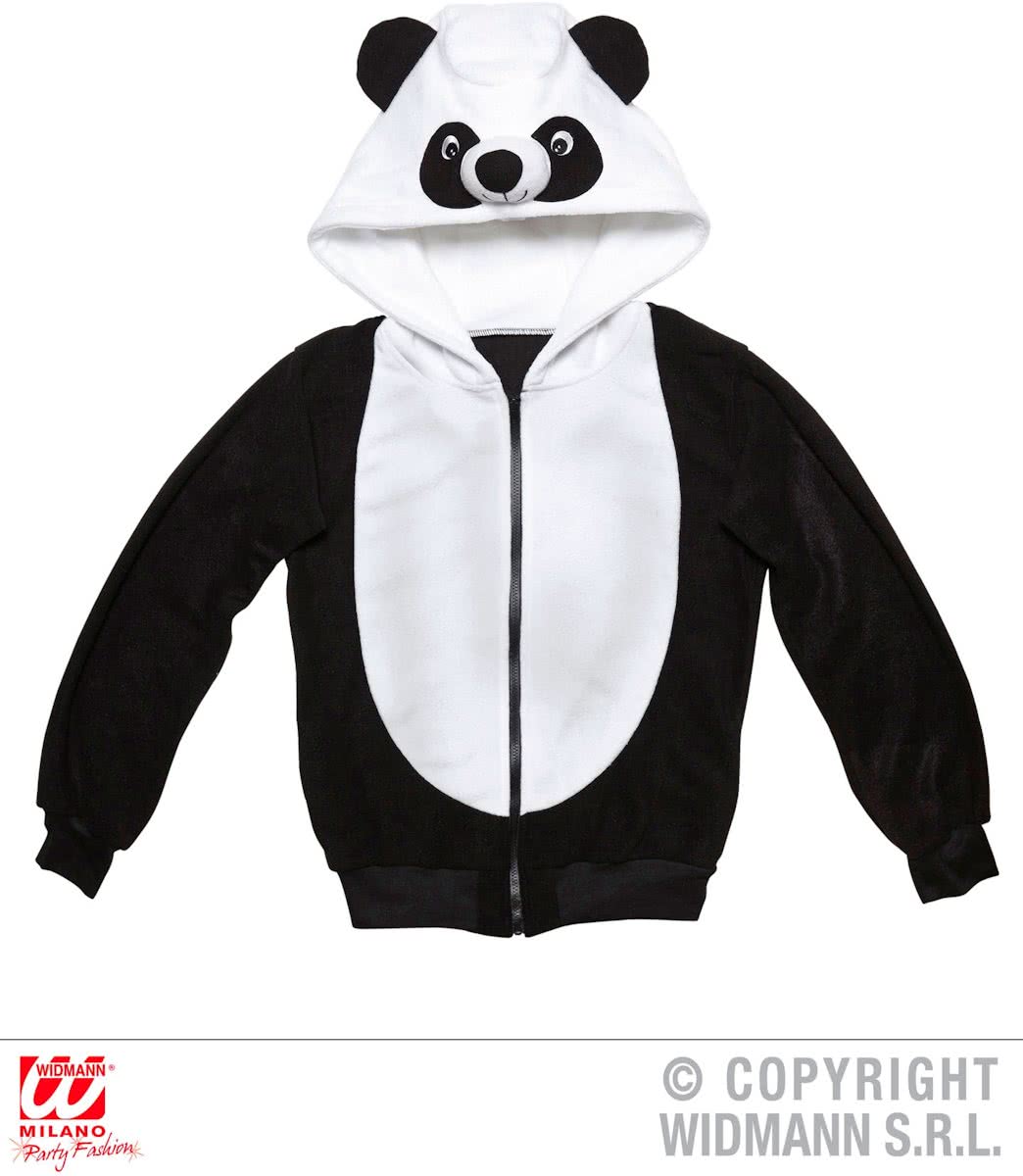 Panda vest met capuchon voor volwassenen - Verkleedkleding - One size