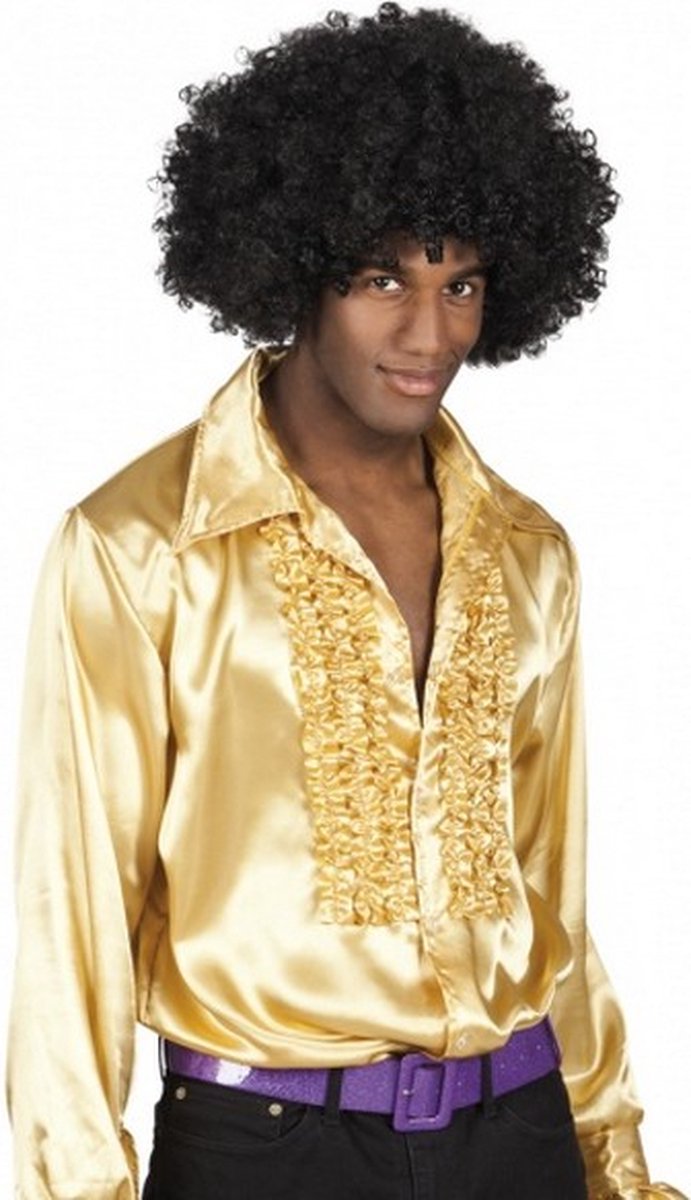 Party shirt goud maat L