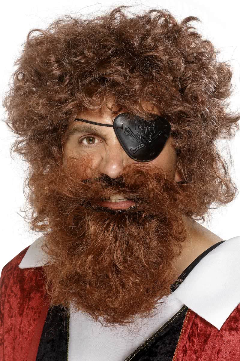 Piratenbaard - Bruine baard, mooi voor bij een piraat outfit