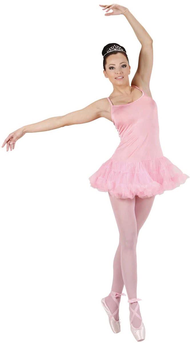 Roze ballerina danseres kostuum voor vrouwen  - Verkleedkleding - Medium