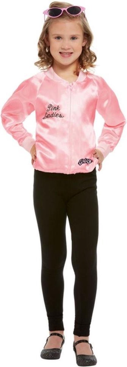 Smiffys Kostuum Jacket Kids -Kids tm 2 jaar- Grease Pink Ladies Roze