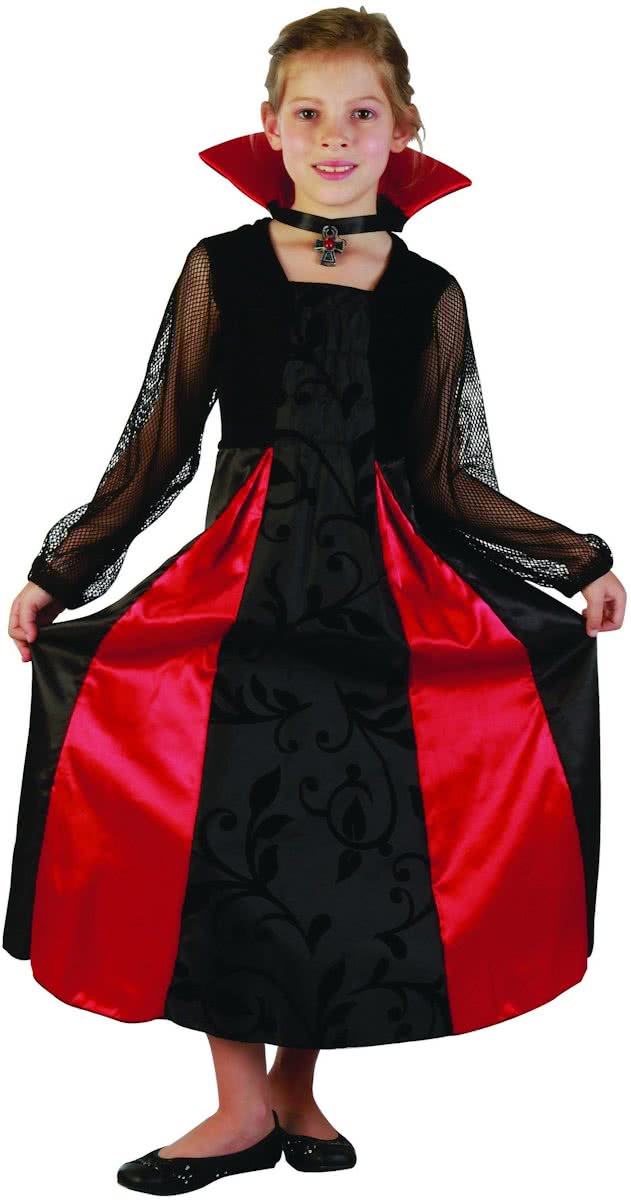 Vampierskostuum voor meisjes - Verkleedkleding - 104/110