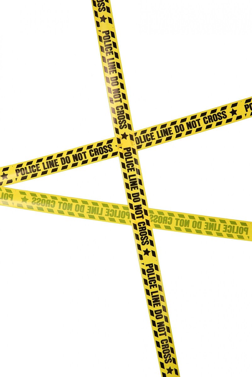   - Crime scene afzetlint