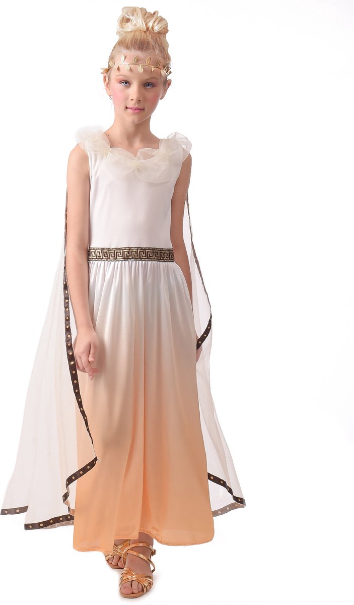   - Gouden Romeinse vermomming voor meisje
