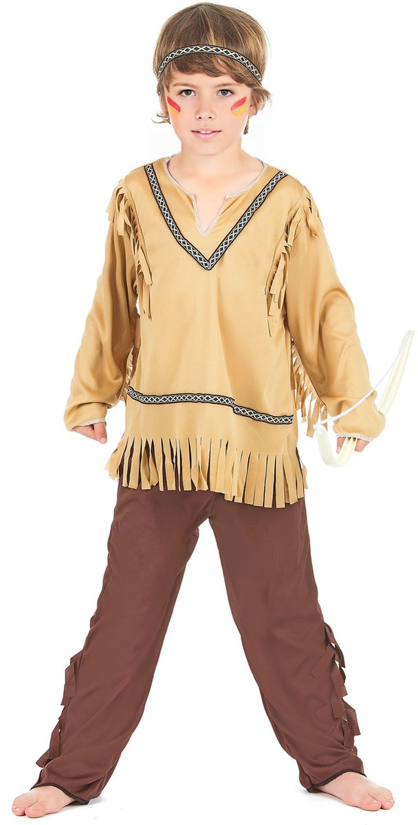   - Indianen pak met patroon voor jongens