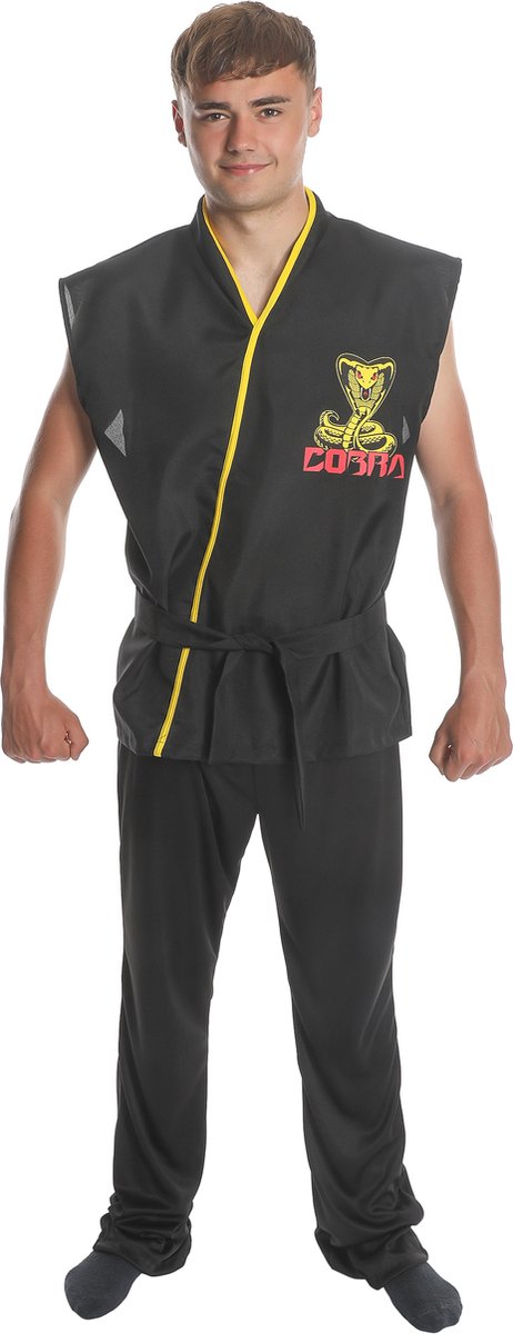   - Zwart karate studentenkostuum voor volwassenen