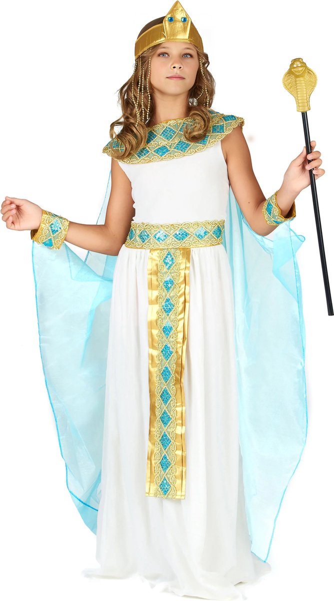   - Zwarte Egyptische koningin kostuum voor meisjes