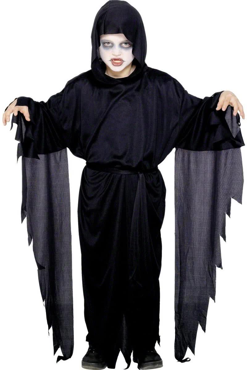 Verkleedkostuum voor kinderen Magere Hein Halloween kleding - Verkleedkleding - 134-146