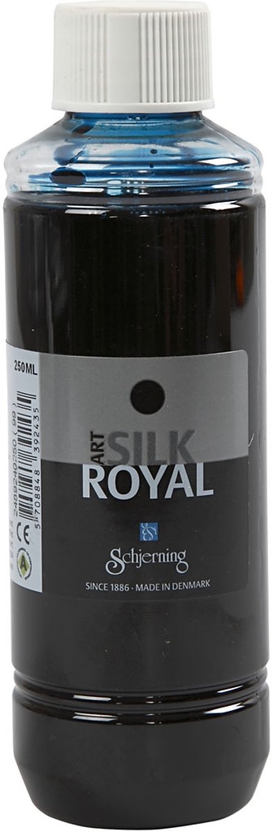 Zijdeverf Royal, turquoise, 250 ml