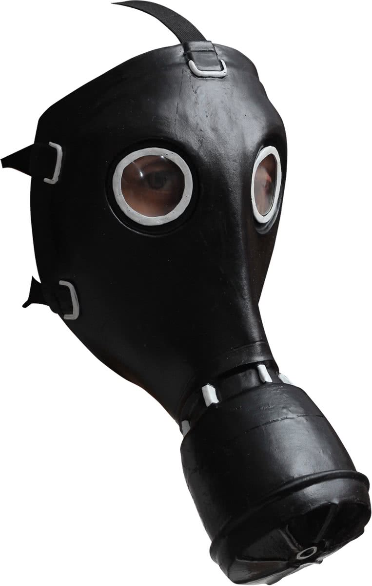 Zwart gasmasker voor volwassenen  - Verkleedmasker - One size