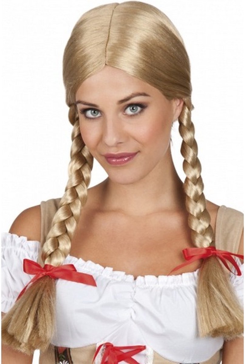 pruik Heidi dames blond