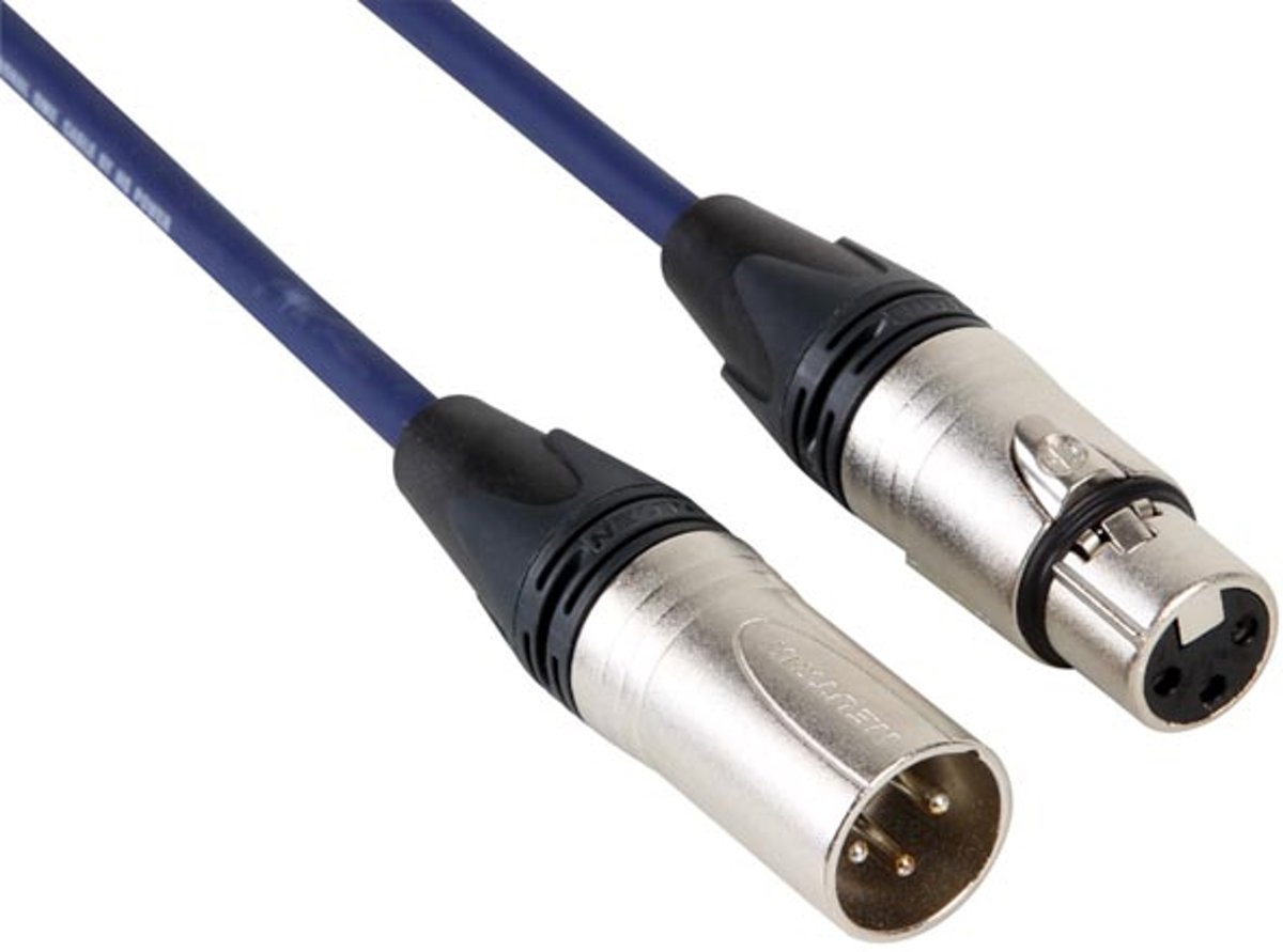 Professionele Dmx Verlengkabel - Met Neutrik Connector - 0.5M