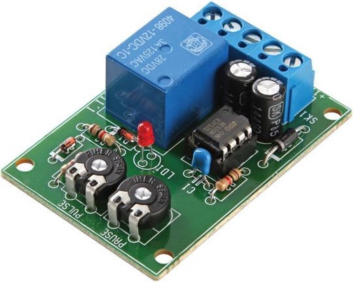 Velleman Interval Timer Module Regelbaar 40 X 85 Mm Groen